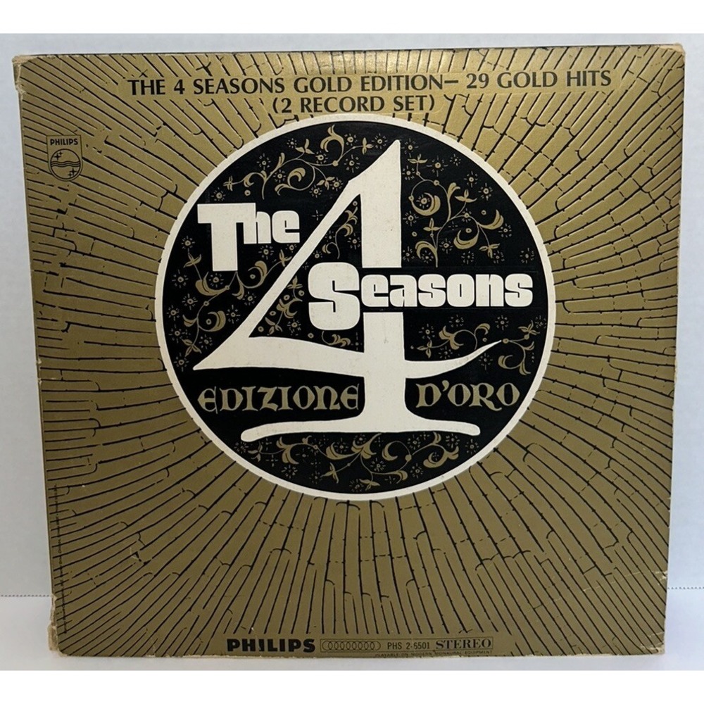 The Four Seasons Edizione D'Oro (Gold Edition) 2 LP Vinyl Record DBL003